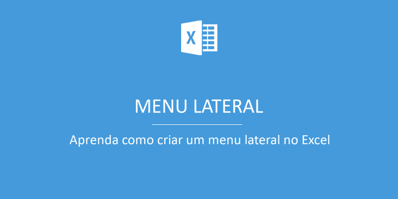 Menu Lateral no Excel - Post Cover